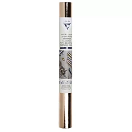 Rollo Papel Textura Tela Rose Gold Clairefontaine