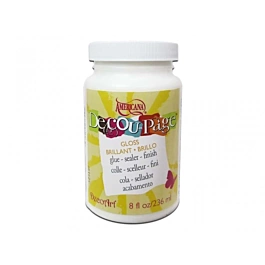 Americana Decou-Page Glossy DecoArt Sealant Glue 236ml