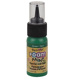 Pintura en Relieve Foam Paint Verde DecoArt 29,5ml