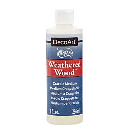 Crackle Medium Weathered Wood Crackle DAS8 DecoArt 236ml