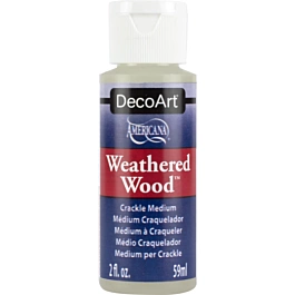 Medium Crackle Weathered Wood Crackle DAS8 DecoArt 59ml