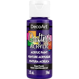 Acrílico Crafter's Acrylic Morado Real DecoArt 59ml