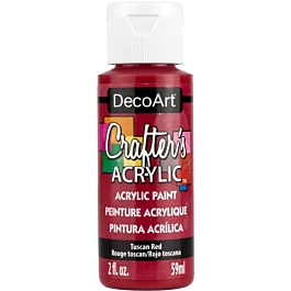 Acrílico Crafter's Acrylic Rojo Toscana DecoArt 59ml