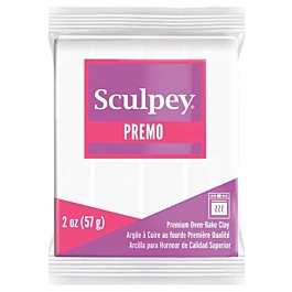 Arcilla para hornear Blanco Sculpey Premo 57g