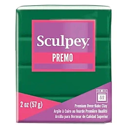 Arcilla para hornear Verde Bosque Sculpey Premo 57g