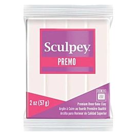 Arcilla para hornear Blanco Translúcido Sculpey Premo 57g