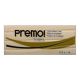 Sculpey Premo Argila branca translúcida 454g