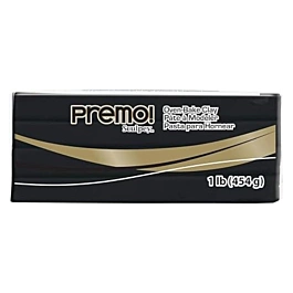 Barro para cozer Preto Sculpey Premo 454g