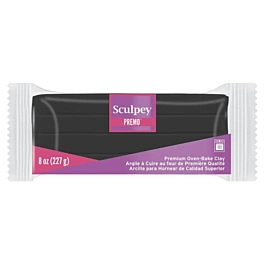 Arcilla para hornear Negro Sculpey Premo 227g