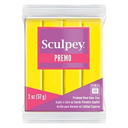 Arcilla para hornear Amarillo Zinc Sculpey Premo 57g