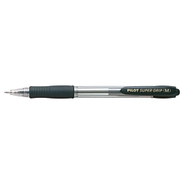 Pilot Super Grip M Black Ballpoint Pen
