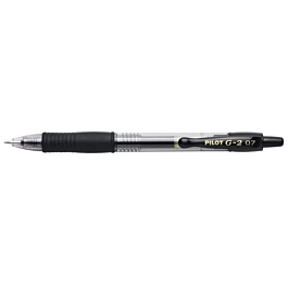 Bolígrafo roller tinta gel G2 Negro Pilot 0,7mm
