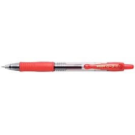 Bolígrafo roller tinta gel G2 Rojo Pilot 0,7mm