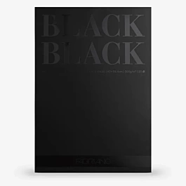 Bloc Black Smooth Fabriano 42x59,4 300g/m²