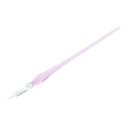 Pluma de vidrio redonda Rosa Pálido J.Herbin 18,5cm