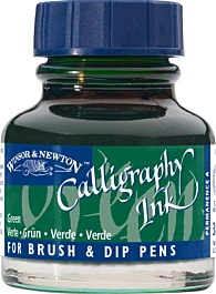 Kalligraphie-Tinte 289 Grün Winsor und Newton 30ml