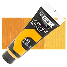 543 Deep Cadmium Yellow 100ml. Acrylic Campus- Raphäel
