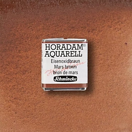 Schmincke Horadam Aquarell Halb Godet Eisenoxidbraun 658 