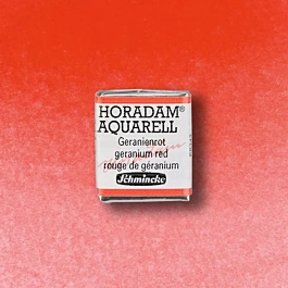 Schmincke Horadam Aquarell Halb Godet Geranienrot 341 