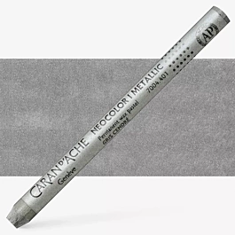 Cera 401 Gris ceniza metálico Neocolor I Caran D'Ache