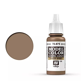 Farba modelarska 875 brązowy beż Model Color Vallejo 17ml