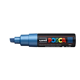 Uni Posca PC8K Blue metallic felt tip pen