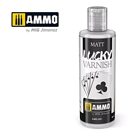 Verniz acrílico profissional mate Lucky Ammo 60ml