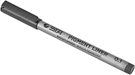 Rotulador Pigment liner 0.3 STA