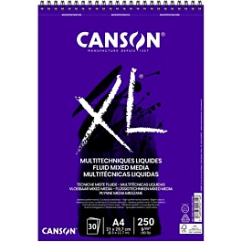 Canson Fluid Mixed Media fine-grain A4 250g/m² pad