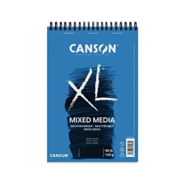 Bloc mix media espiral grano fino 30H XL Canson A5 160g/m²