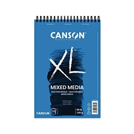 Bloc mix media espiral grano fino 50H XL Canson A4 160g/m²