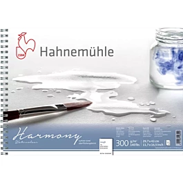 Blocco per acquerello a spirale Harmony Hahnemühle A3 grana grossa 300 gr/m2