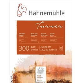 Turner Hahnemühle fine grain watercolor pad 36x48cm 300gr/m2