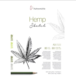 Hemp Sketch Hahnemühle A3 hemp drawing pad 80gr/m2