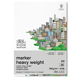Bloco marcador à prova de sangramento Winsor & Newton 160g A3