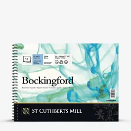 Bloc Bockingford 300g/m² Anillado Grano Grueso 36x26cm
