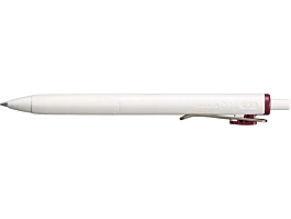 One Uni-ball burgundy black gel pen