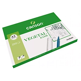 Minipack 250 Papeles Vegetal Basik Satinado Canson A3 90-95g/m²