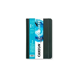 Cuaderno Graduate Acuarela Tapa Dura Grano Fino Canson 14x21,6cm 250g/m²
