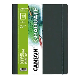 Zeszyt Graduate Sketch Drobnoziarnisty Canson 14x21,6cm 160g/m²