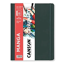Cuaderno Graduate Manga Tapa Dura Grano Fino Canson 14x21,6cm 200g/m²