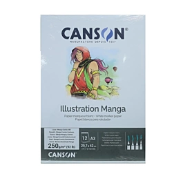 Ilustracja Canson 250 g / m² Pad 11,7 x 16,5 ”A-3
