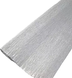 Canson Metallic 40 Silver Crespón Paper Roll 50x250cm 44g/m²
