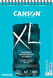 Canson XL Watercolour drobnoziarnisty spiralny blok A4 300g/m²