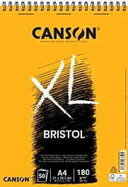 Bloc XL Bristol Espiral Extra Liso Grano Satinado Canson A4 180g/m²