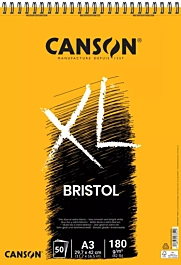 Bloc XL Bristol Espiral Extra Liso Grano Satinado Canson A3 180g/m²