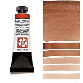 Daniel Smith Extra-Fine Watercolour, Roasted French Ochre, S.2 tube, 15ml