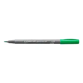 Rotulador tinta china pincel 5 verde Pigment Brush 371 Staedtler