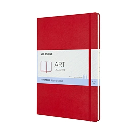 Cuaderno de bocetos Rojo Escarlata Moleskine A4