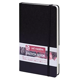 Cuaderno Sketch Book Negro 140 g/m² Art Creation 13x21cm 